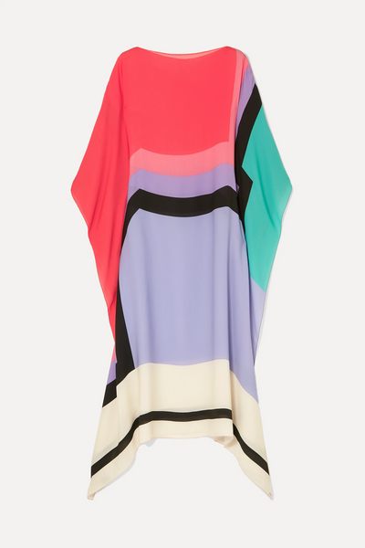 Harrieti - Flowing graphic kaftan dress