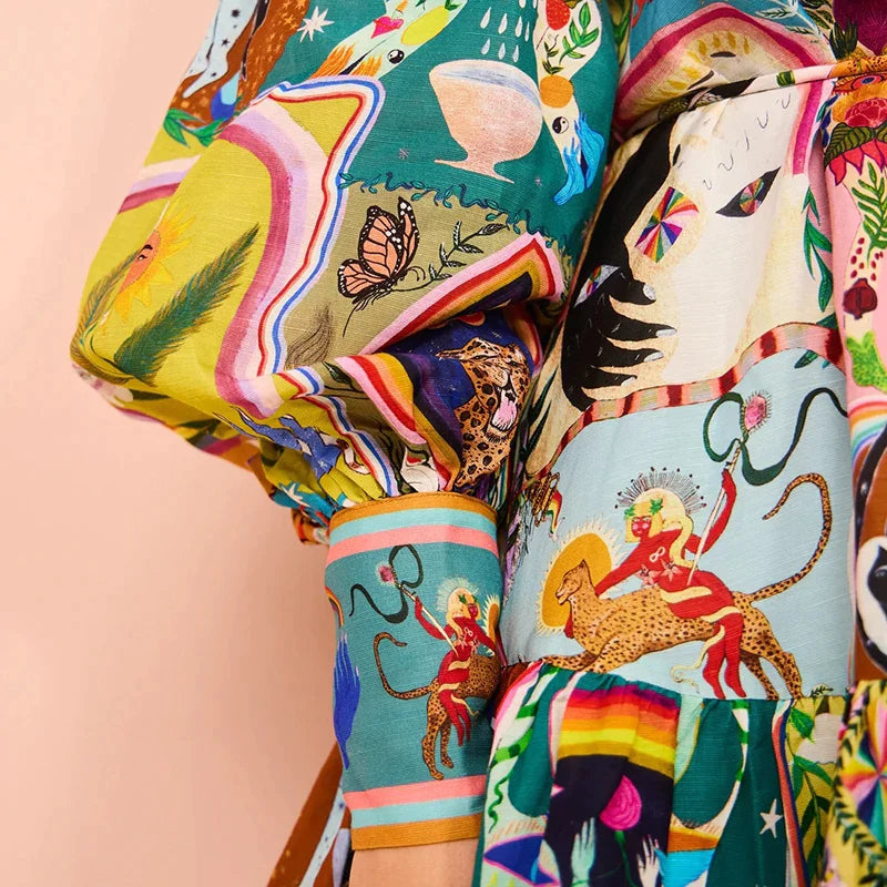 Alina - Women's long sleeve dress