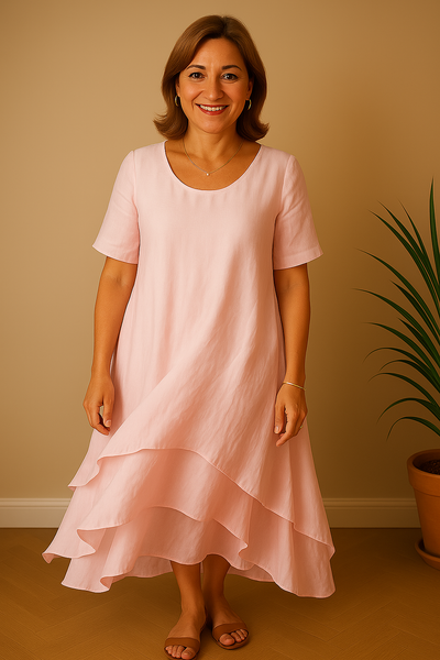 Eloise | Elegant Cotton Long Dress