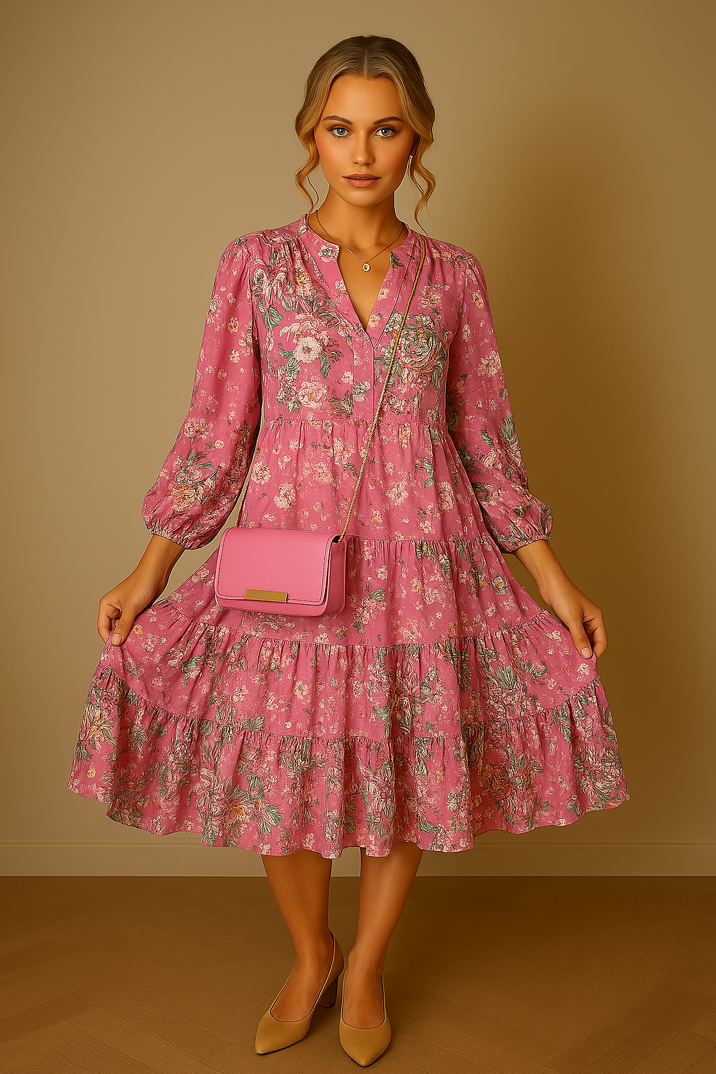 Aria | Floral Print Dress