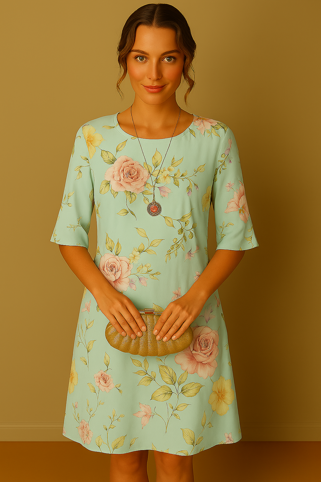 Martha | Elegant Floral Dress