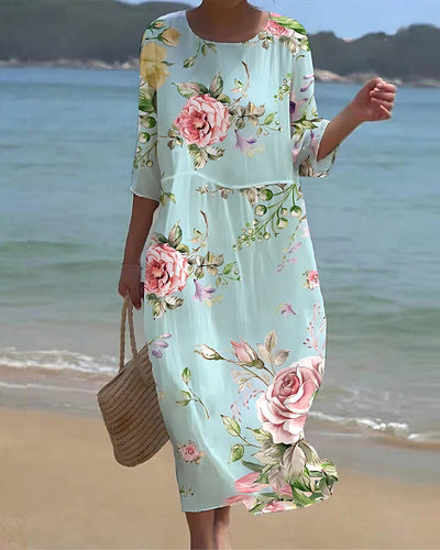 Martha | Elegant Floral Dress