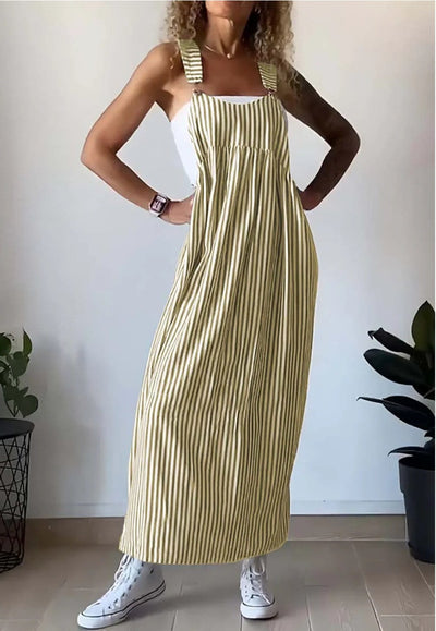 Camille | Casual Striped Jumpsuit Dress