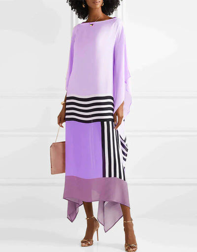 Harrieti - Flowing graphic kaftan dress