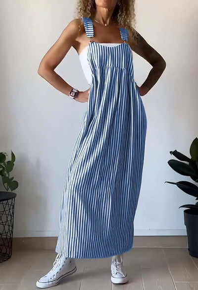 Camille | Casual Striped Jumpsuit Dress