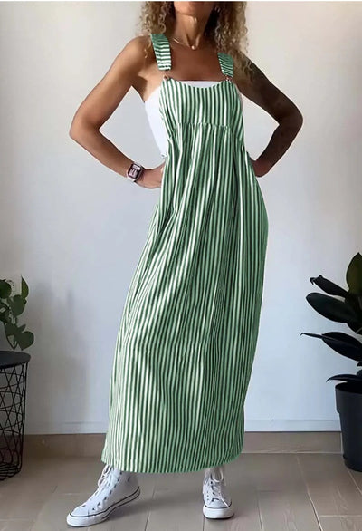 Camille | Casual Striped Jumpsuit Dress