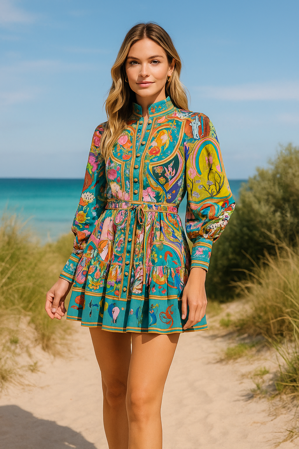 Alina - Women's long sleeve dress