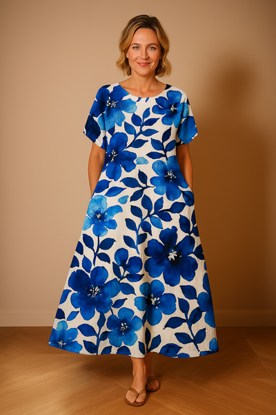 ROSE | COMFORTABLE FLORAL DRESS