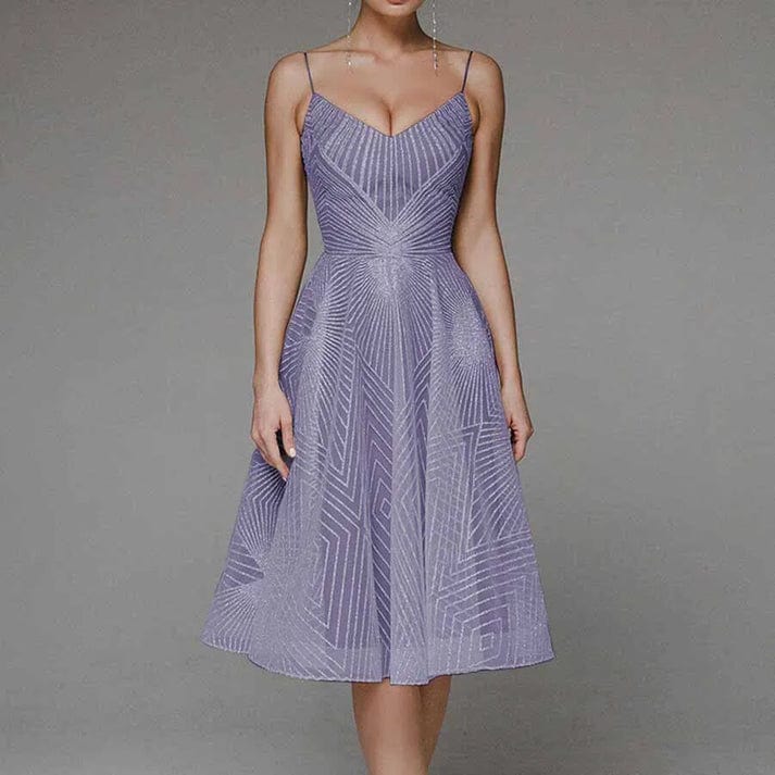 Lucie | Elegant dress with open back