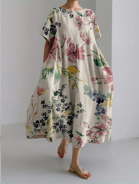 Madeleine｜Elegant Floral Dress for Women