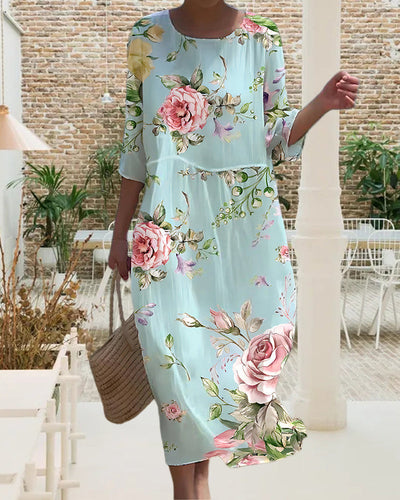 Martha | Elegant Floral Dress