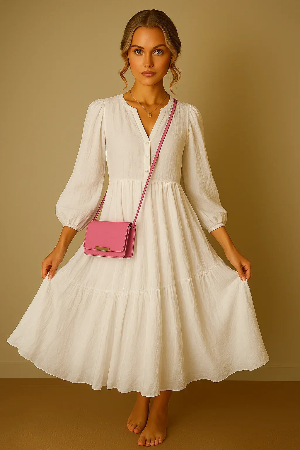 Mila｜Magnificent linen dress