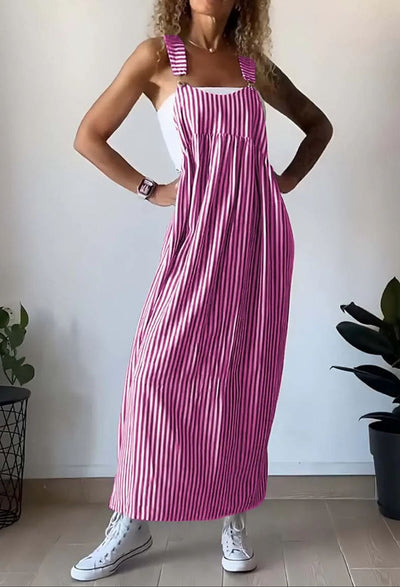 Camille | Casual Striped Jumpsuit Dress