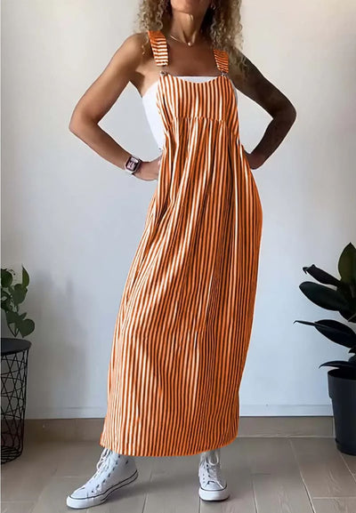 Camille | Casual Striped Jumpsuit Dress