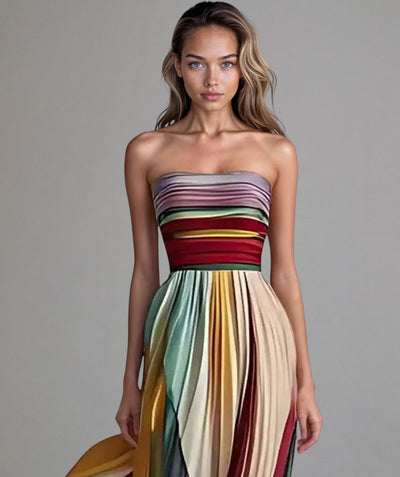 Tareena - Colorful Sleeveless Dress